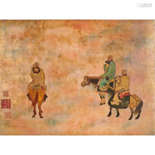 Nguyen Van Minh (1930-2014) - Three Riders