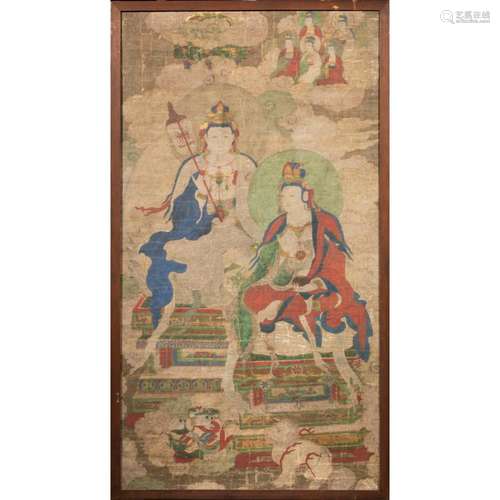 Chinese Ming dynasty Buddhist painting