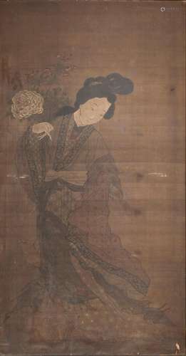 Attributed to Qiu Ying (1494-1552) - Figure