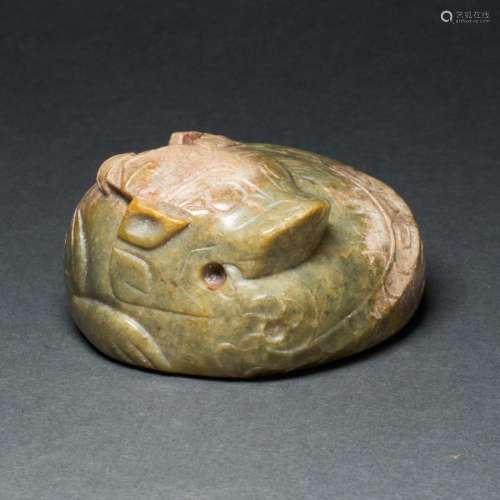 Chinese Shang dynasty jade water buffalo