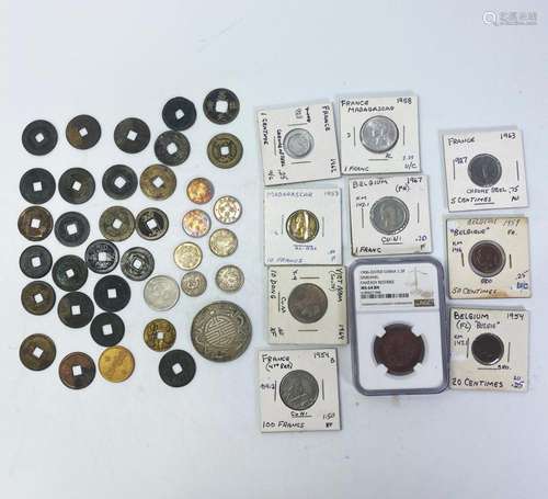 47 Assorted Coins; See Images