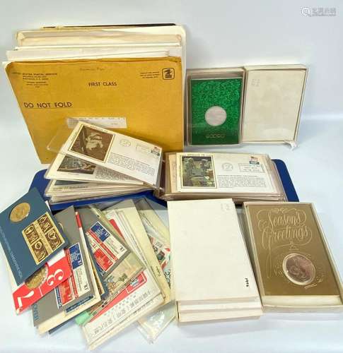 Lg Collection 1970's Commemorative Postage Stamps