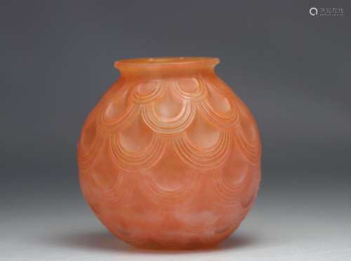 Pierre D'AVESN (Pierre GIRE dit, 1901-1991) Vase Art Dé