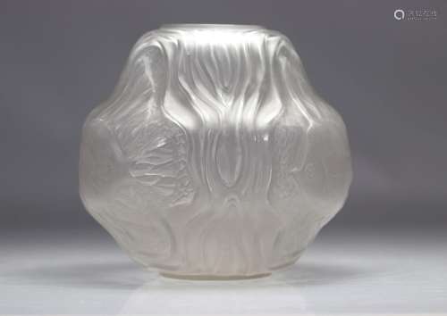 Vase Art Déco aux poissons par André HUNEBELLE (1896-19