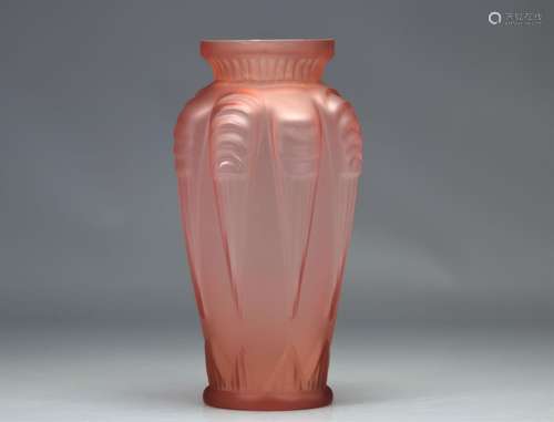 LEUNE France grand vase Art Déco formes géométrique
Poi