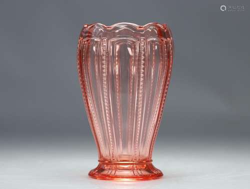 Val Saint Lambert vase Art Déco "Vincent" Luxval
P...