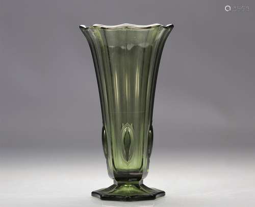 Val Saint Lambert vase Art Déco "Mameluck" Luxval
...