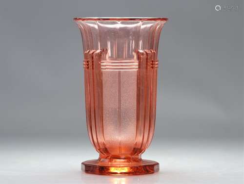 Val Saint Lambert vase Art Déco "John" Luxval
Poid...