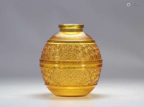 Val Saint Lambert Vase Art Déco "Mimosa" Luxval
Po...