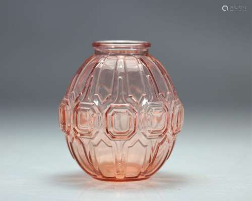 Val Saint Lambert Vase Art Déco "Concordia" Luxval...