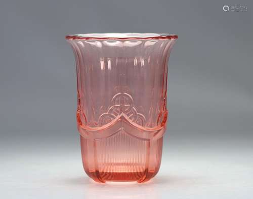 Val Saint Lambert Vase Art Déco "Olympic" Luxval
P...