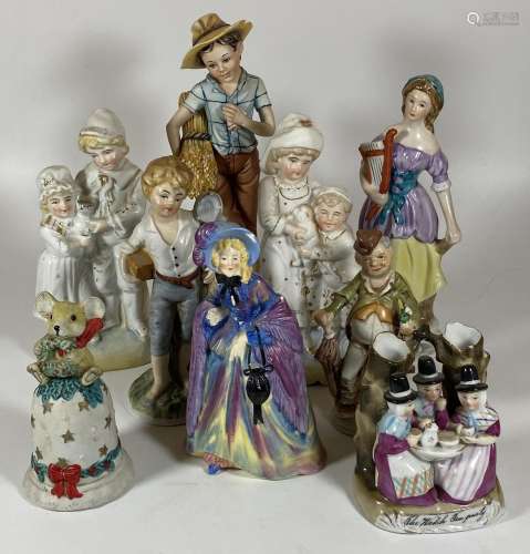 A COLLECTION OF VINTAGE CONTINENTAL FIGURES