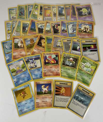 A COLLECTION OF WOTC 1999 BASE SET POKEMON CARDS, SHADOWLESS...