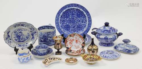 A group of British ceramics, early 19th century and later, t...