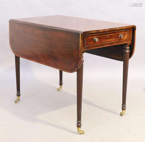 A George III mahogany pembroke table, first quarter 19th cen...
