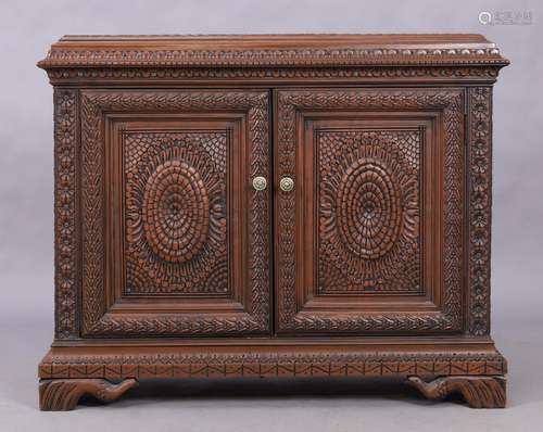 A modern Indonesian cabinet, 21st century, 84cm high, 104cm ...