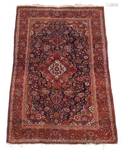 A Persian Sarouk rug, third quarter 20th century,the central...