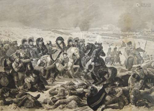European School, 19th Century- Napoleon at the Battle of Eyl...