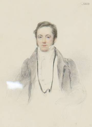 British School, Mid-19th Century- Portrait of James Williams...