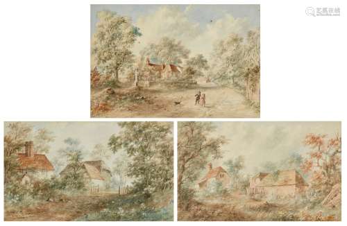 Josiah Parlby, British, late 19th century- Three rural lands...
