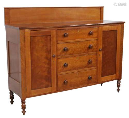 EARLY AMERICAN CHERRY BUFFET SIDEBOARD