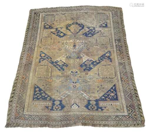 DOUBLE EAGLE KAZAK ORIENTAL RUG; 9' x 7'4"