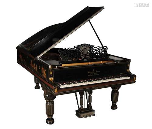 BLACK CHINOISERIE STEINWAY PIANO