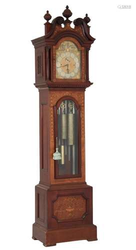 IMPRESSIVE ENGLISH GRANDFATHER CLOCK