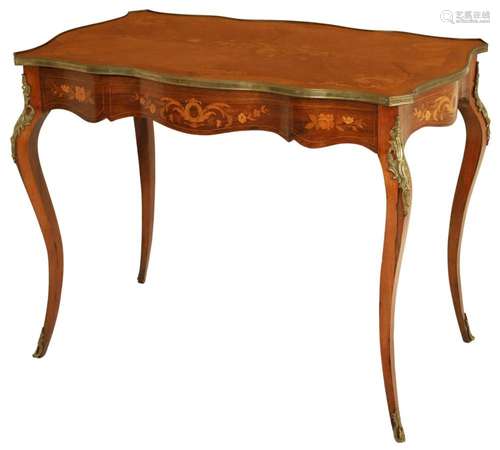 LOUIS XV STYLE INLAID BUREAU DE DAME