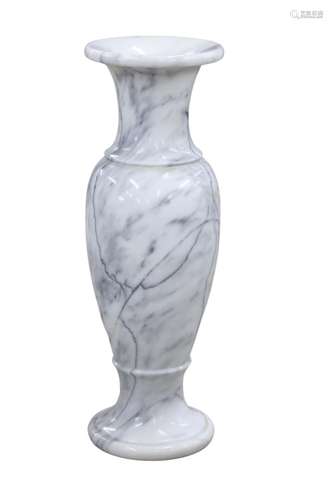 WHITE CARRERA MARBLE VASE