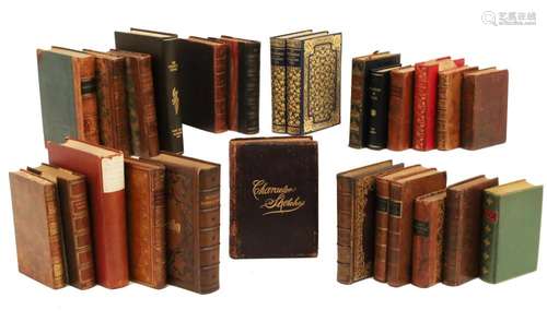 26 ANTIQUE LEATHER BOUND BOOKS, VARIOUS TITLES