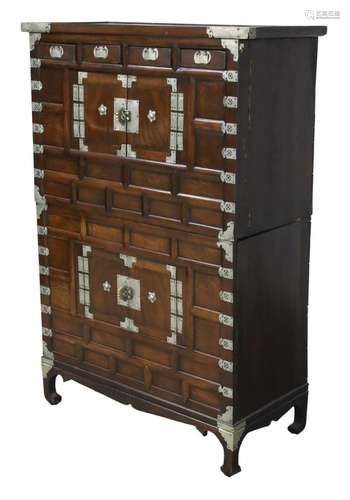 ASIAN CAMPHOR WOOD DOUBLE CABINET