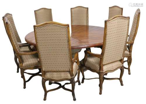 ROUND DINING TABLE 8 CHAIRS