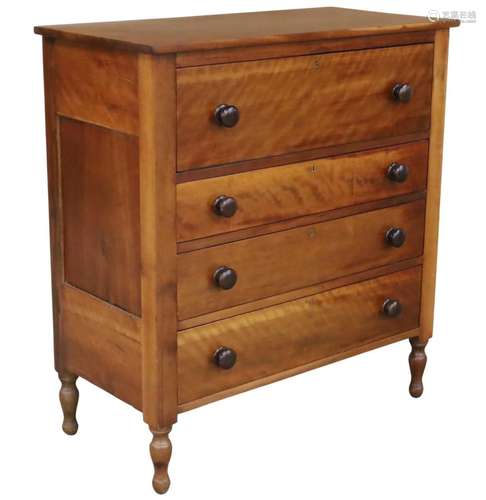 19TH C. AMERICAN SOUTHERN CHERRY CHEST