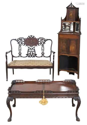 3 PCS OF ENGLISH & AMERICAN FURNITURE