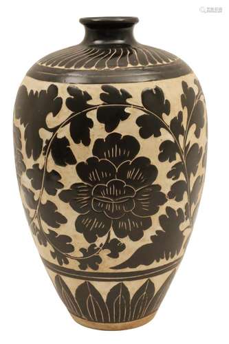 CHINESE CIZHOU MEIPING VASE