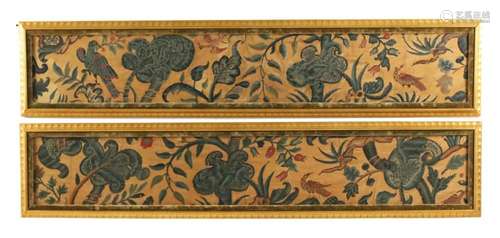 PR FRAMED ANTIQUE FRAMED EMBROIDERIES