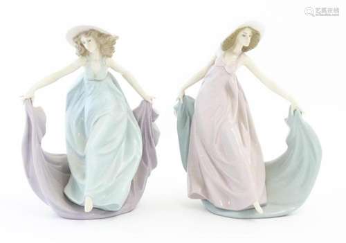 Two Lladro figures comprising May Dance model no. …