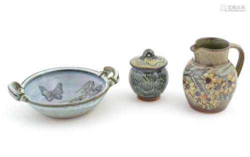 Three items of studio pottery by Benjamin Eeles, c…