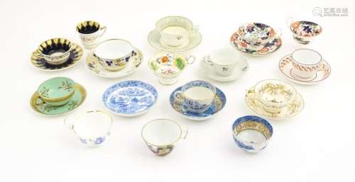 A quantity of assorted tea cups and saucers to inc…