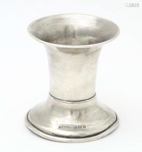 A small silver vase / spill vase hallmarked Birmin…