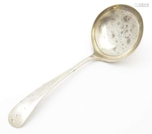 A silver ladle hallmarked Sheffield 1967, maker Fr…