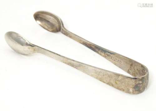 Silver sugar tongs hallmarked Glasgow 1926, maker …