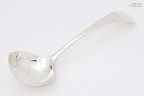 A silver sauce ladle hallmarked Sheffield 1942 mak…