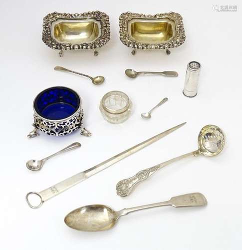 A quantity of silver plated wares to include assor…