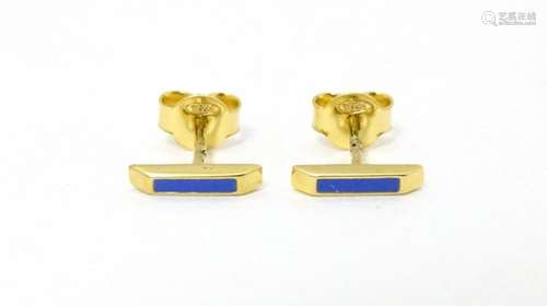 A pair of Astley Clarke 925 silver gilt stud earri…