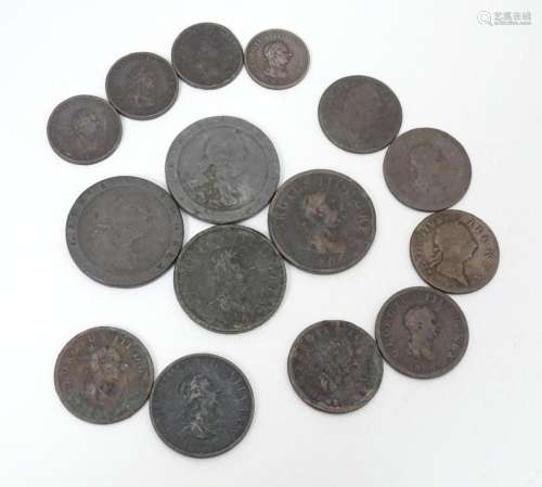 Coins: A quantity of George III coins to include a…