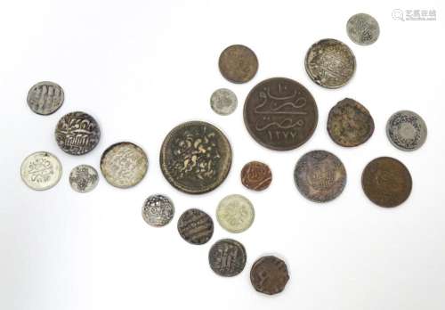Coins: A quantity of assorted old coins to include…