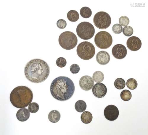 Coins: A quantity of Italian coins to include a Sa…