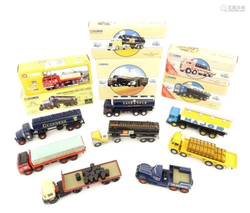 Toys: A quantity of die cast scale model Corgi Toy…